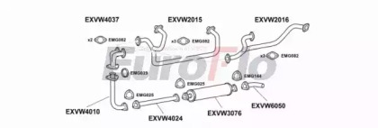 Система выпуска ОГ EuroFlo VWTRA21 7001B